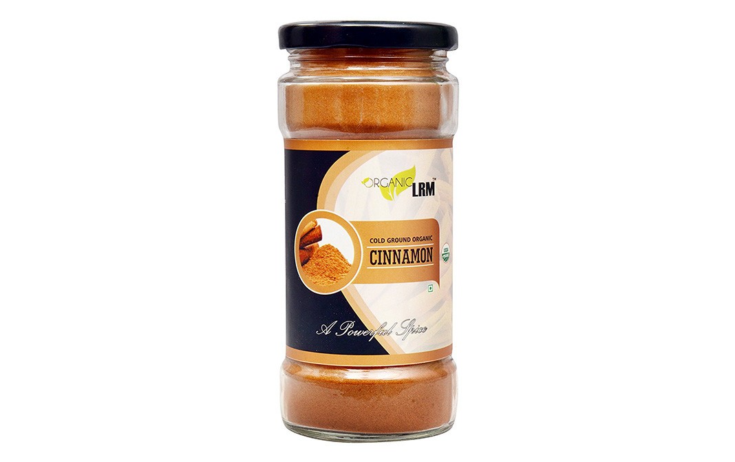 Organic LRM Cold Ground Organic Cinnamon   Glass Jar  200 grams